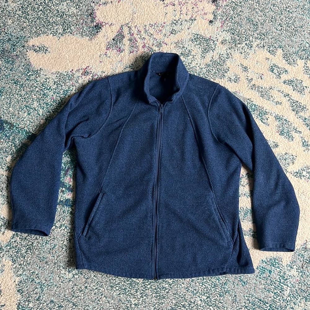 Athleta Blue Zip Up | 2X | Like New
